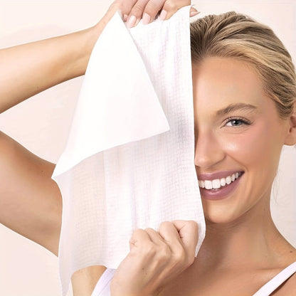 Extra Large Disposable Facial Cleansing Tissues 26×30cm – Thickened Ultra-Soft Cotton Wipes for Face Washing & Makeup Removal