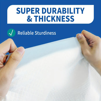 Extra Large Disposable Underpads 30x36 Inch Super Adult Incontinence Bed Pads with Effective for Entryways, Bedrooms and Living Spaces
