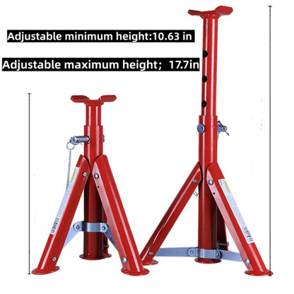 Jack Stands & Hydraulic Floor Jack – 3 Ton Jack Stands 2-Pack or 2 Ton Horizontal Hydraulic Jack for Vehicle Lifting & Auto Repair