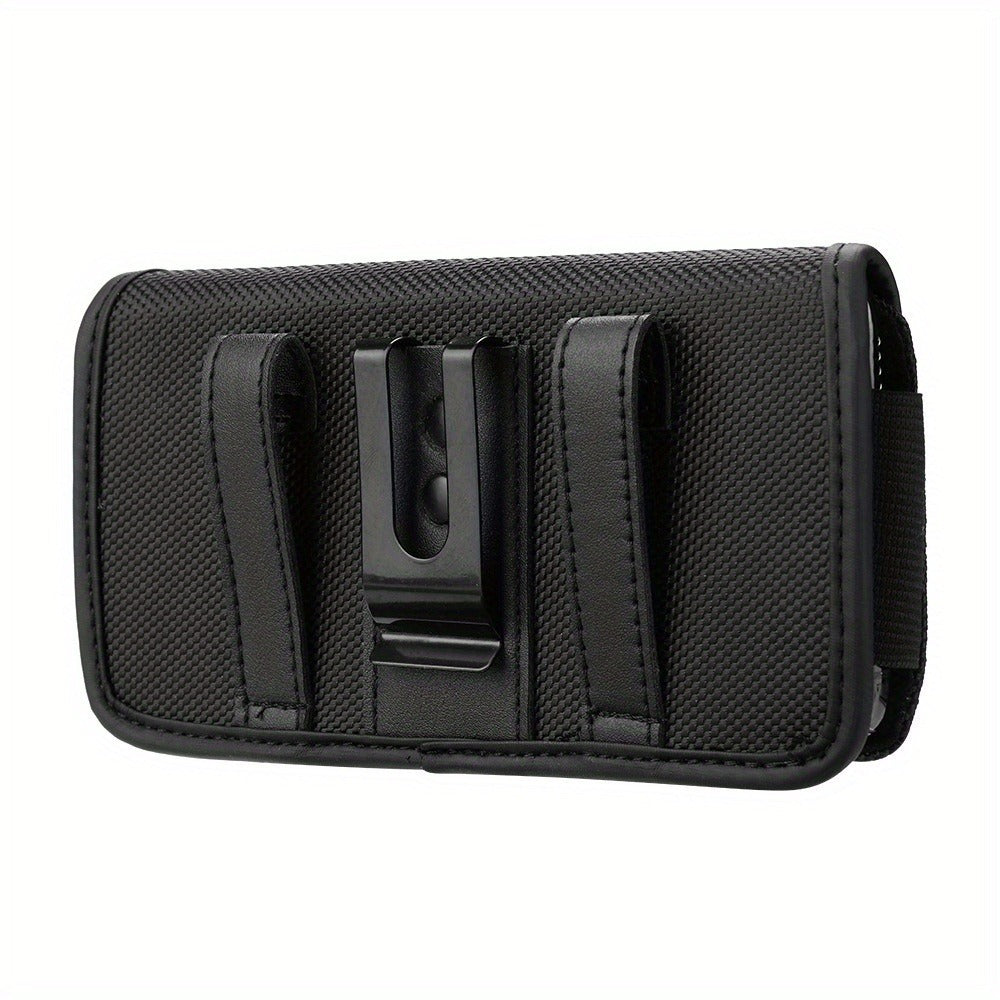 Nylon Phone Belt Clip Holster Pouch with Card Slot & Carabiner Hook - Horizontal Universal Cell for an Everyday Personal Care Routine