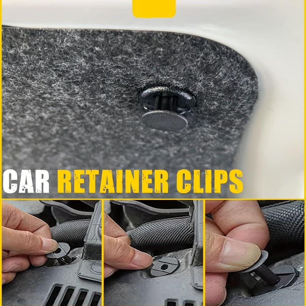 Automotive Push Retainer Clip Kit with 115, 635, 640 or 1290-Piece Options and Pictured Removal Tools