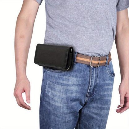 Nylon Phone Belt Clip Holster Pouch with Card Slot & Carabiner Hook - Horizontal Universal Cell for an Everyday Personal Care Routine