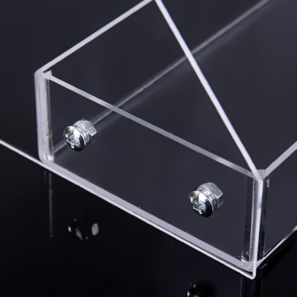 Clear Acrylic Makeup Organizer 5-Tier Cosmetic Storage with Multiple Compartments for Perfume Lipstick Skincare Nail Polish Jewelry Vanity