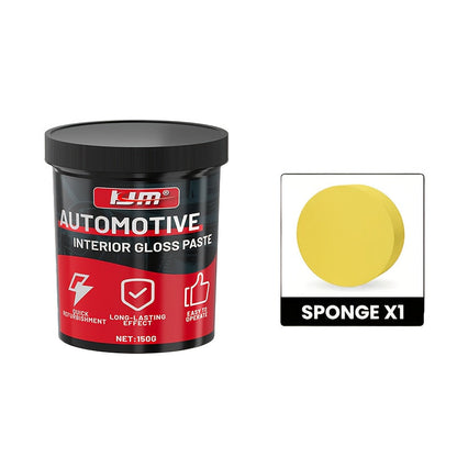Automotive Plastic Restorer & Whitening Cream – All-in-One Dashboard, Tire & Seat Polish Paste for Car Interior Gloss