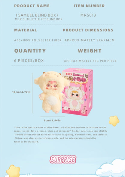 Kawaii Plush Keychain Charm, Cute Pet Healing Doll Rabbit Bear Stuffed Animal Bag Pendant, Random Style
