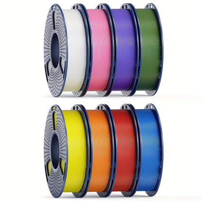 3D Printer Filament SUNLU PLA 1.75mm Eight-Roll Bundle with 250g Spools and Eight Color Options