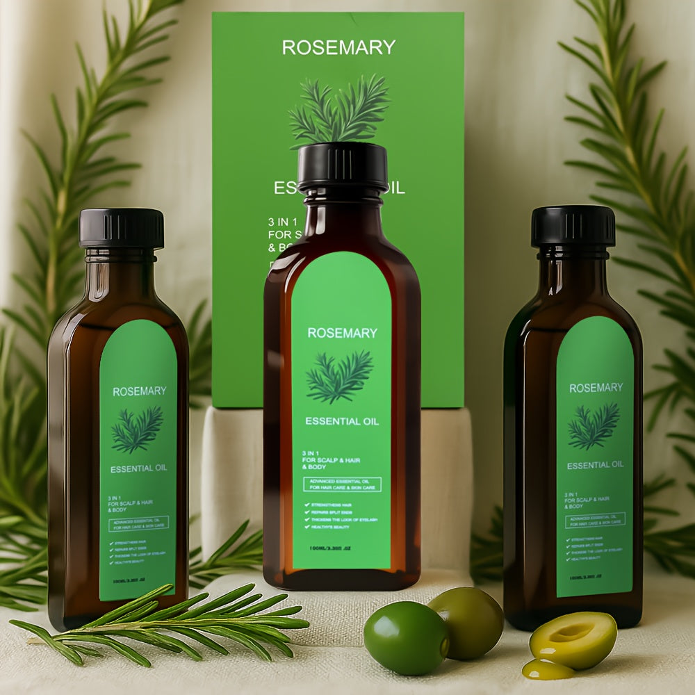 Rosemary Biotin Argan & Batana Hair Oil Spray Multi-Pack, Deep, Scalp Nourishing for Bath Time, Home Spa and Personal Care