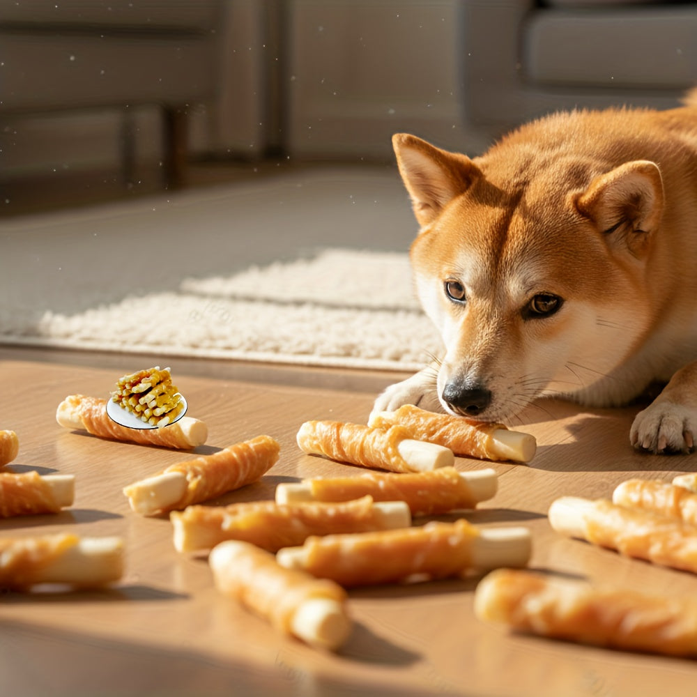 Dog Treats High Protein Training Sticks Chicken Duck Sweet Potato Milk Flavor Healthy Digestible Reward Snacks for Small Medium Large Dogs