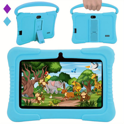 Kids Tablet 7 Inch with Android, 2GB RAM, 16GB or 32GB Built-In Storage, Parental Controls and Silicone Case