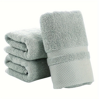 100% Cotton Bath Towel 500GSM Ultra Absorbent Soft Quick Dry Thick Hand Towel for Bathroom Gym Machine Washable Khaki Purple Blue Gray Green