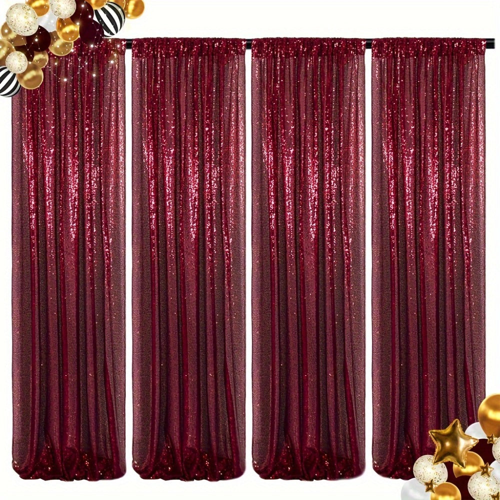Sequin Backdrop Curtains 2FTx8FT Glitter Photography Background Panels for Party Wedding Birthday for an Everyday Personal Care Routine