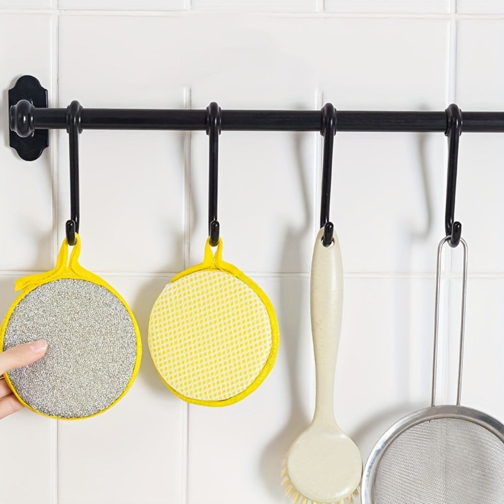 Kitchen Cleaning Sponges 24 Pack Double-Sided Anti-Scratch Reusable Washable Multi-Purpose Scrub Sponge for Dishes Pots Pans Home Restaurant