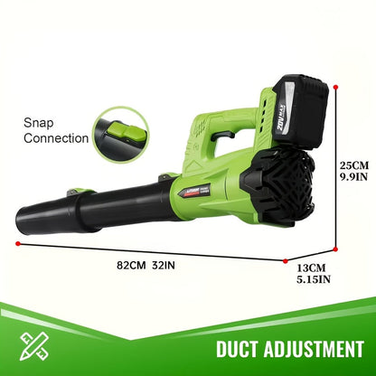Cordless Leaf Blower, Battery Powered Lawn Yard Snow Pet Hair for Garden, Patio and Yard Use
