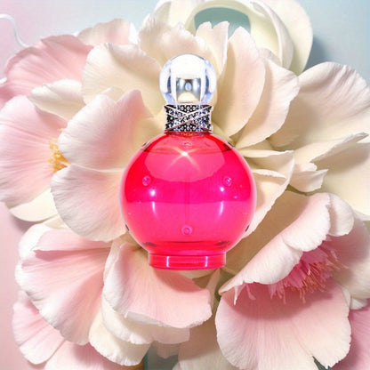 Eau de Toilette Britney Spears Fantasy for Women 3.4 oz Spray in Pink Round Bottle and Boxed Presentation