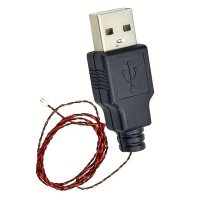 USB Cable for Building Block LED Lighting Kit 30cm & 50cm, DIY Brick Light Power Cable Compatible with LEGO & Standard Building Sets