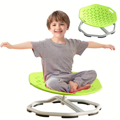 Sensory Spinning Chair for Kids with Autism & ADHD, Ages 3-18, Swivel Sit and Spin Chair to Improve Focus & Body Balance