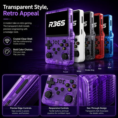 Handheld Game Console with 3.5-Inch IPS Screen, 3000mAh Battery, TF Expansion & HD TV Output