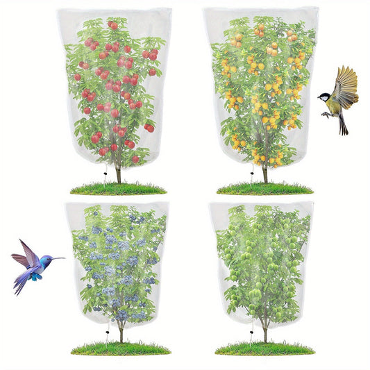 Garden Netting | Plant Protection Bags Drawstring Insect Bird Barrier