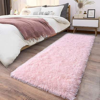 Area Rug Fluffy Tie-Dye Machine-Woven Mat at 1000 g/m² in Eight Colors and Three Indoor Sizes