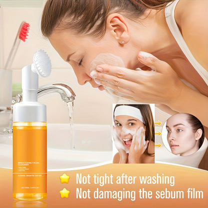 Turmeric Kojic Acid Facial Cleanser 2pcs Set – Deep Cleansing Oil Control Pore Refining Brightening Face Wash for Women Men