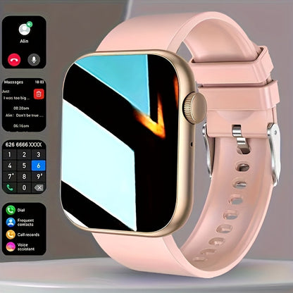 Smart Watch Fitness Tracker 2.01" Touchscreen – Dual Strap, HD Bluetooth Calls, 100+ Functions, Step & Calorie Tracking