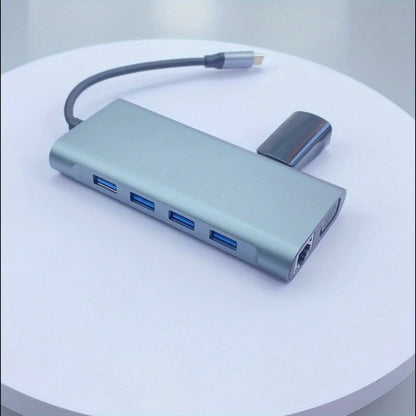 11-in-1 USB-C Docking Station with Triple Display, 4K HDMI, Gigabit Ethernet, 100W PD, 3 USB Ports