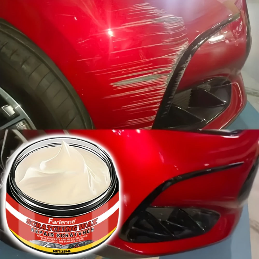 Car Scratch Remover & Swirl Remover – Nano Shine Polish Paste Kit with Sponge, Automotive Paint Scratch Repair for All Paint Colors