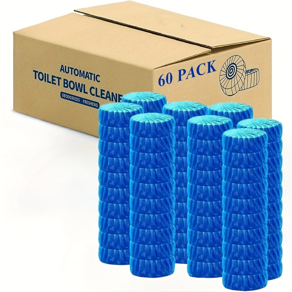 Pink or Blue Mesh-Wrapped Toilet Bowl Cleaner Tablets in 20-, 36- or 60-Piece Checkout Pack Options