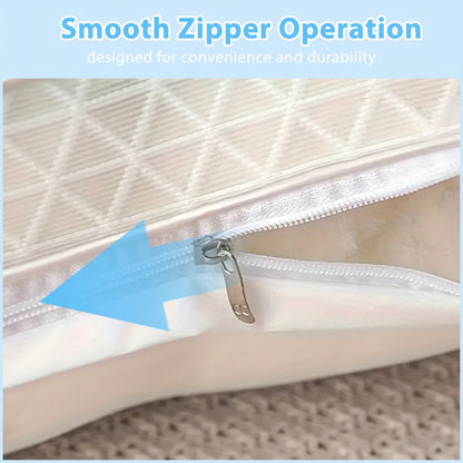 Cooling Bed Pillows 2-Pack – Neck Support for Side, Back & Stomach Sleepers | Machine Washable | Soft Polyester Fill | Perfect for Bed