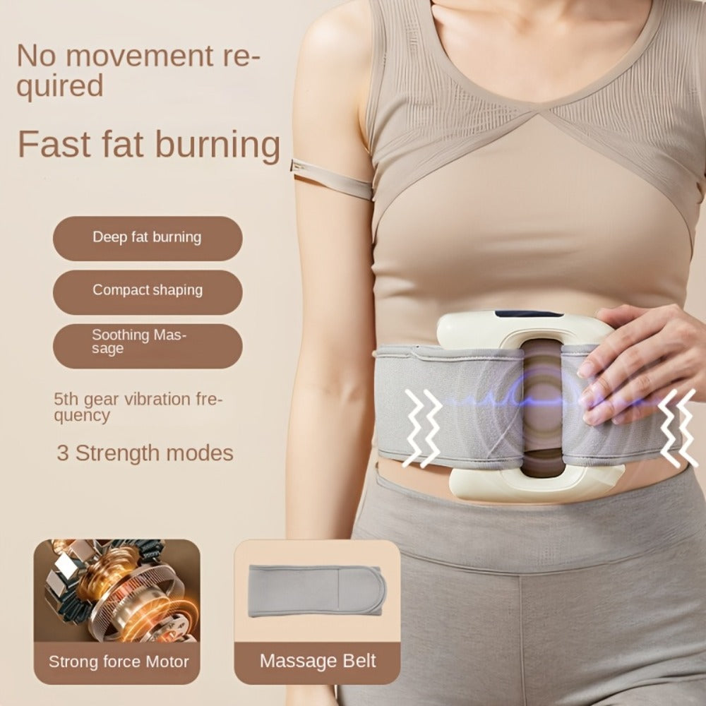 Massage Ring Fascia Massager – Mini Neck Waist & Full Body Muscle Relaxing Ring with Massage Belt, Multi-Function Fitness Relaxation Tool