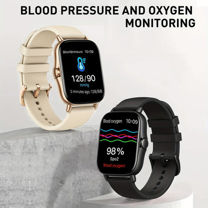 Smartwatch Large Screen with Bluetooth Calling, Unisex Bluetooth, Message Reminder, Multiple Sport Modes, Heart Rate and Sleep Readouts