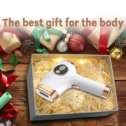 IPL Hair Removal Device Sapphire Ice Cooling Painless 999900 Flashes 9 Modes – At-Home Permanent Hair Reduction for Women Men Face Body