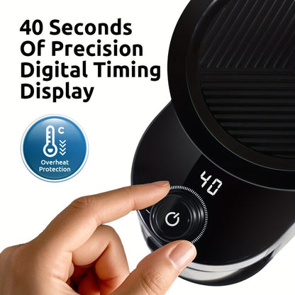 Burr Coffee Grinder Electric, Coffee Bean Grinder with 40-Second Digital Timer, 25 Precise Grind Settings