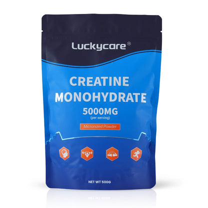 Micronized Creatine Monohydrate Powder 500g, 5000mg Per Serving, Pure Unflavored, cGMP, Third-Party Tested