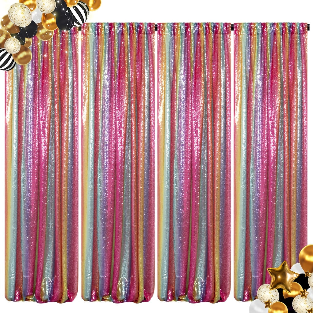 Sequin Backdrop Curtains 2FTx8FT Glitter Photography Background Panels for Party Wedding Birthday for an Everyday Personal Care Routine
