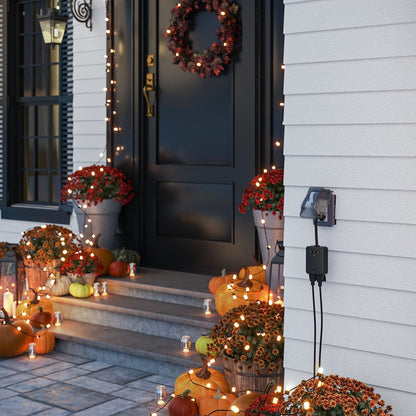 Wyze Outdoor Smart Plug Dual Independent Outlets, WiFi, Energy Monitoring, Built-in Light Sensor
