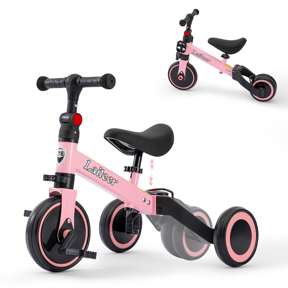 3-in-1 Toddler Balance Bike Convertible Tricycle for Kids Ages 2-5 with the Listed Color, Size or Set Options for Everyday Use