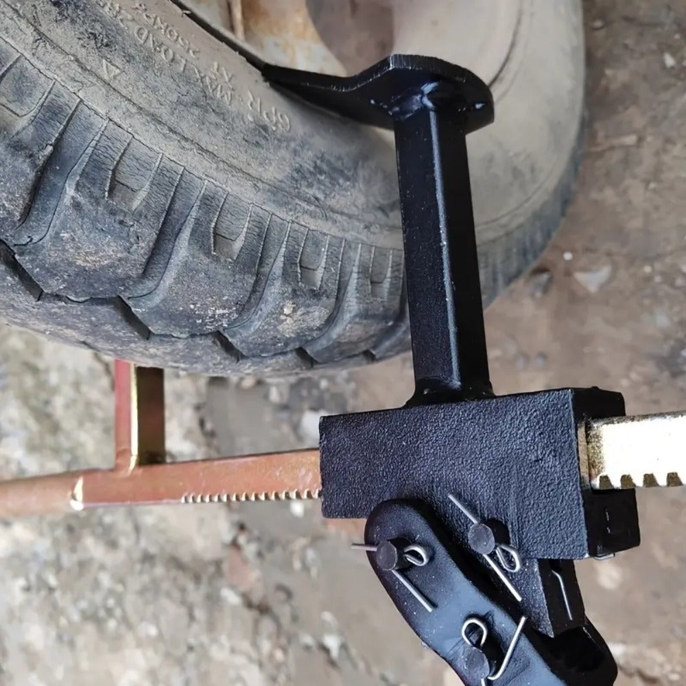 Bead Breaker Tool Heavy-Duty Manual Tire Changer with Safety Guard, Durable Steel Construction Universal Tire Service Equipment for Cars