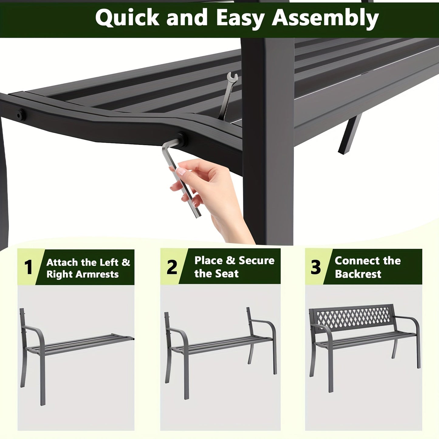 TV Stand 47 Inch Entertainment Center with Storage Cabinet, Modern Media Console Table for Living Room