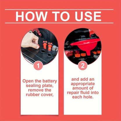 Battery Repair Fluid – Low Odor, Nontoxic & Odorless Formula for Car, Electric Vehicle & All-Model Battery Maintenance
