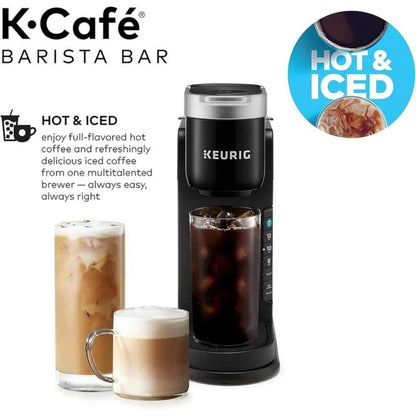 Keurig K-Café Barista Bar Single Serve Coffee Maker, Hot & Iced Coffee, Cold Brew, Coffee Shot, Brew Over Ice
