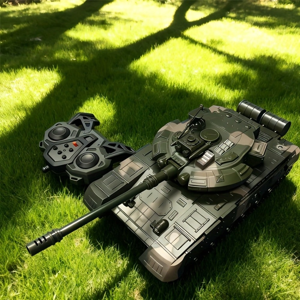 RC Armored Tank 1:16 Scale Tracked Off-Road, Remote Control Military Tank Collectible Display Model for Boys Kids & Collectors