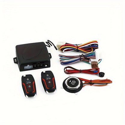 Car Remote Start Controller – 12V Universal Remote Engine Start & Door Lock System, Keyless Entry Starter Kit for Cars with Standard 12V