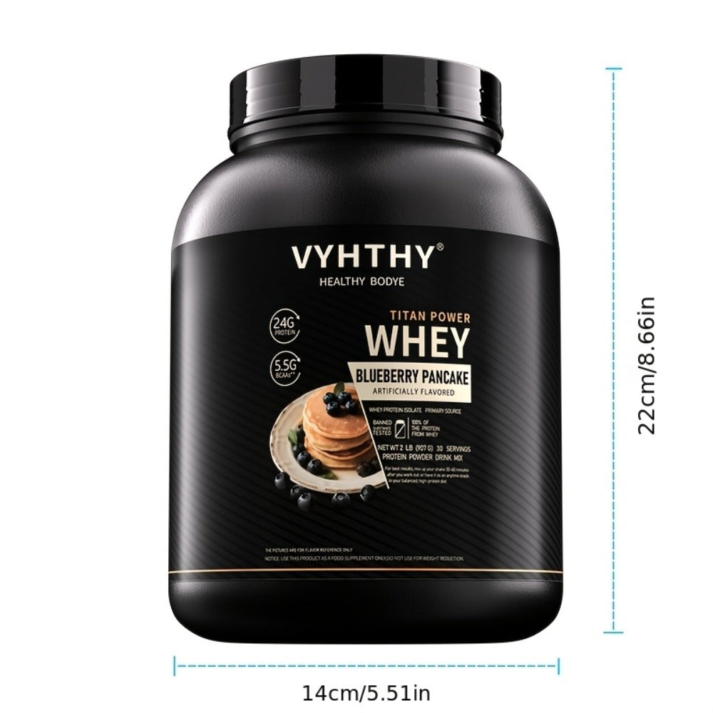 Whey Protein Powder Isolated & Hydrolyzed Blend with BCAAs, Low Carb Sports Nutrition Shake for Women