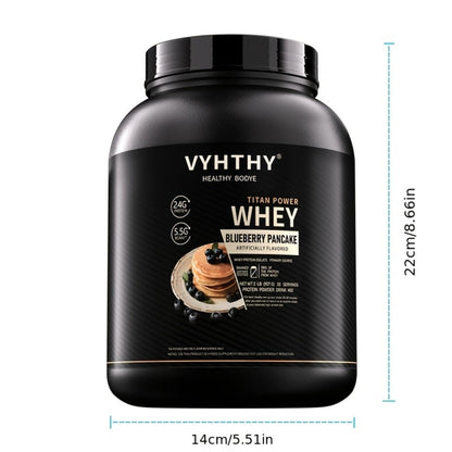Whey Protein Powder Isolated & Hydrolyzed Blend with BCAAs, Low Carb Sports Nutrition Shake for Women