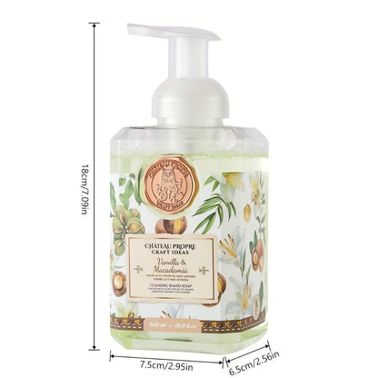 Foaming Hand Soap with Coconut Oil 500ml Ethically Made – Moisturizing Foam Hand Wash 7 Fresh Scents for Bathroom Kitchen All Skin Types