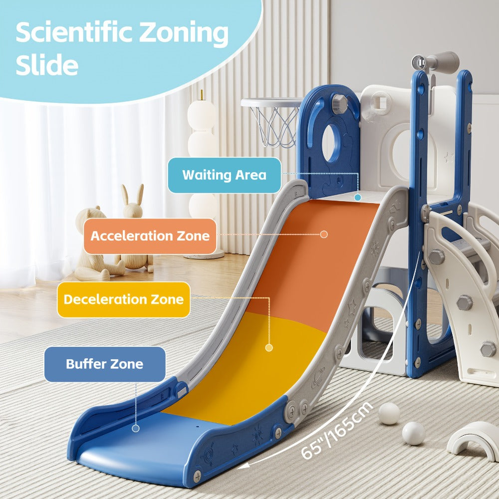 Toddler Slide & Climber Playset L-Shaped Indoor Outdoor Playground with the Listed Color, Size or Set Options for Everyday Use