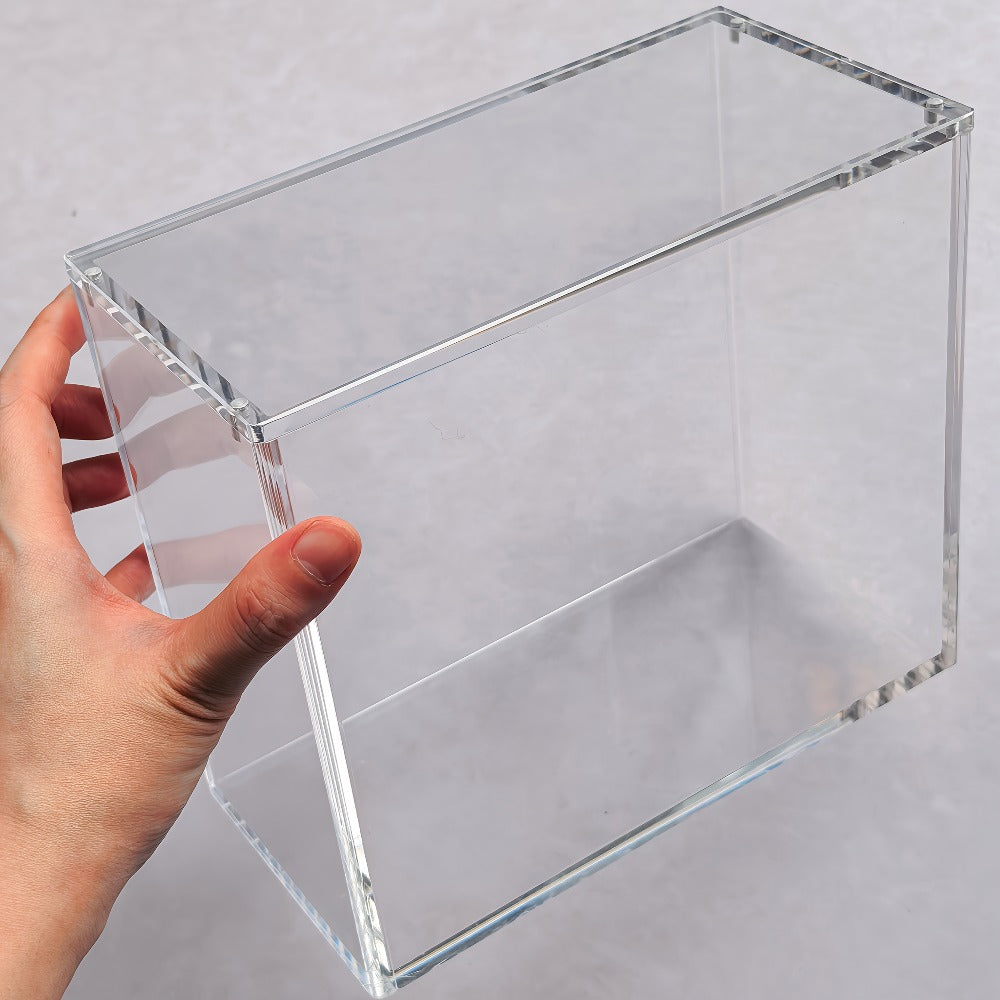 Pokemon Acrylic Display Case with UV Protection, 6MM Thick Crystal Clear Case for Booster Box & Elite Trainer Box