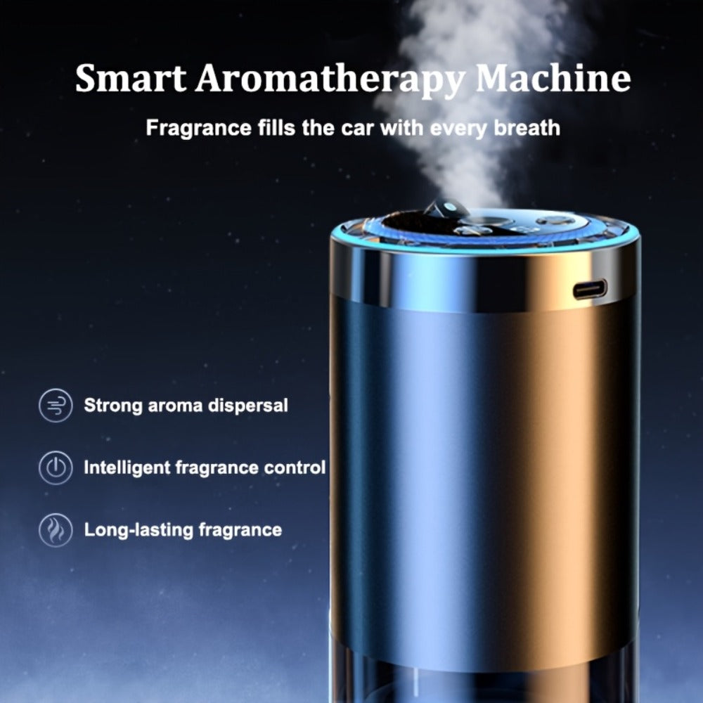 Car Diffuser Machine with 8.79oz Large Essential Oil Refill, Adjustable Scent Strength & Odor Eliminator