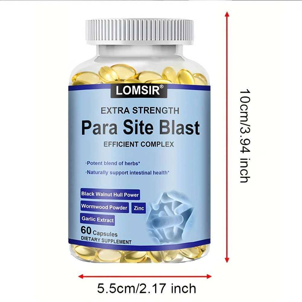 Colon Cleanse Supplement with Black Walnut Hull & Wormwood Powder for Gut Detox Parasite Cleanse Intestinal Health & Digestive Support